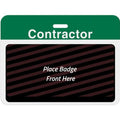 TEMPbadge T5915AL Contractor Self-Expiring Badge Back, Large Clip-On, view 4