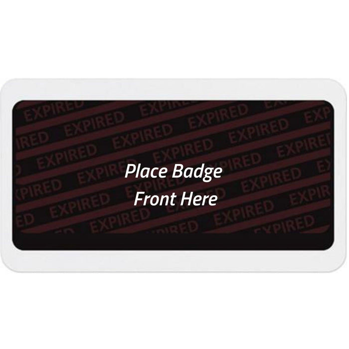 TEMPbadge T6031AL Self-Expiring Badge Back, Large Adhesive, EXPIRED Print