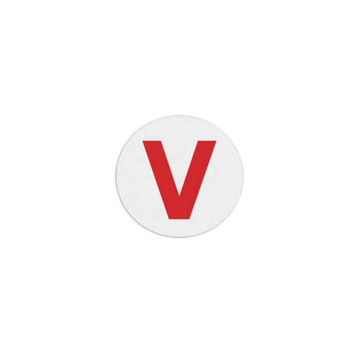 TEMPbadge T6122 TIMEspot Expiring Indicator, 1-Day, Red V