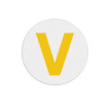 TEMPbadge T6132 TIMEspot Expiring Indicator, 1-Day, Yellow V