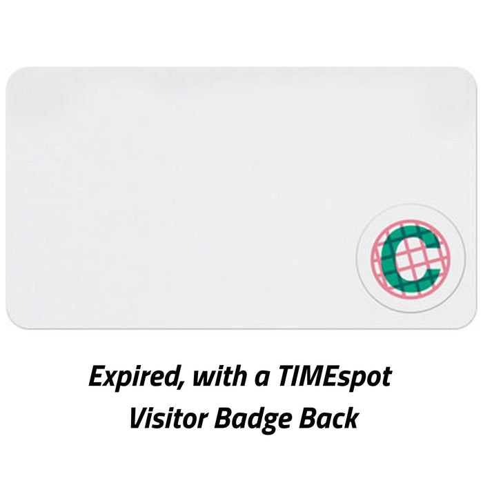 TEMPbadge T6136 TIMEspot Expiring Indicator, 1-Day, Green C, expired state