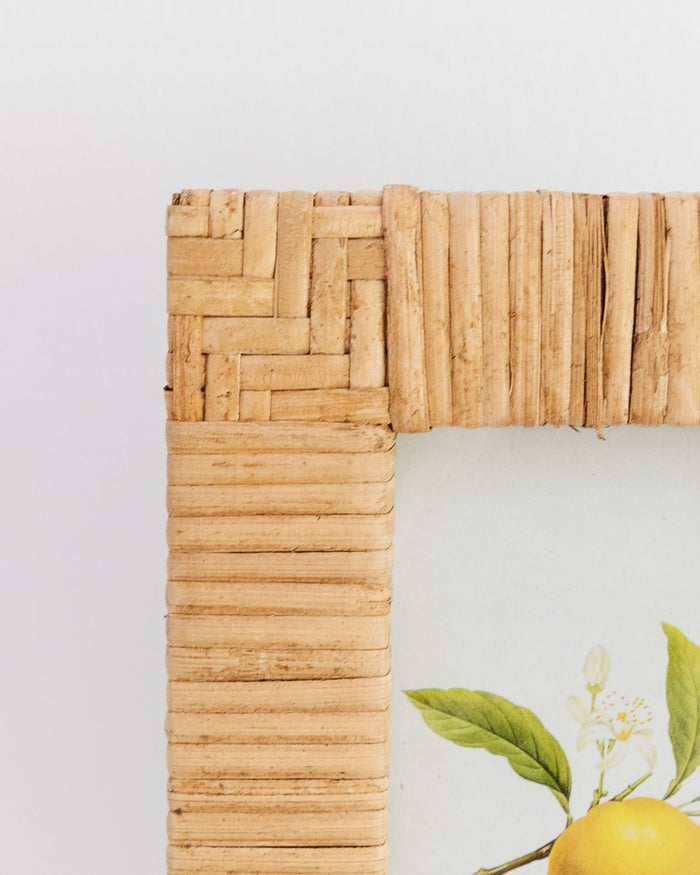 Tenzin Rattan Photo Frame - Lone Fox