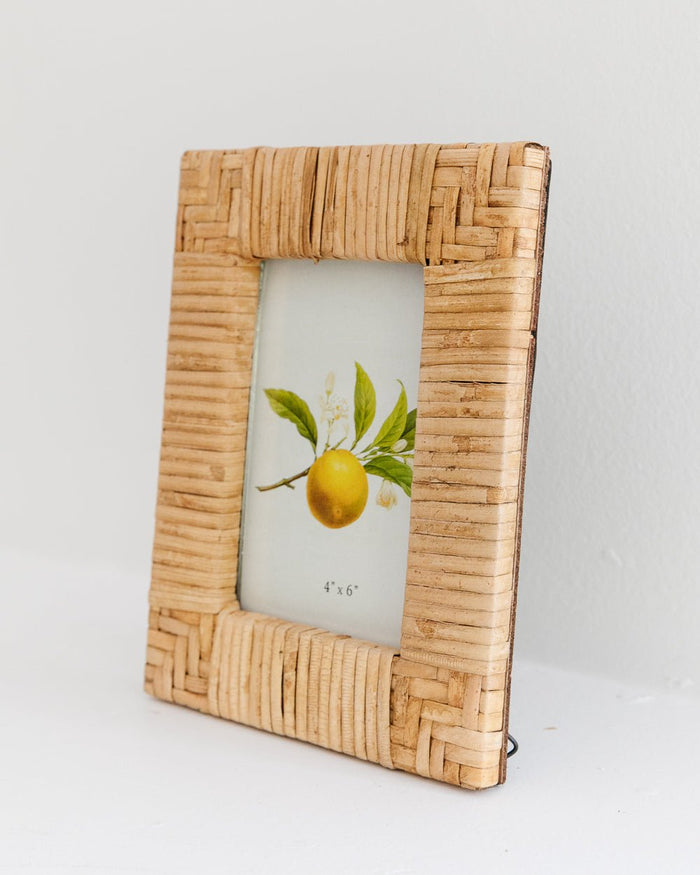 Tenzin Rattan Photo Frame - Lone Fox
