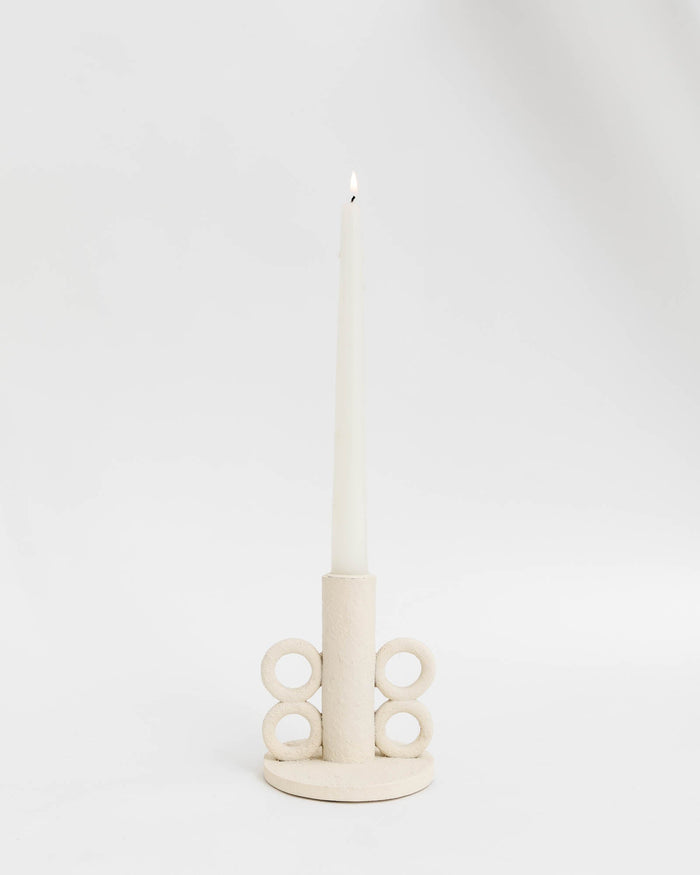 Textured Loopy Taper Holder - Lone Fox
