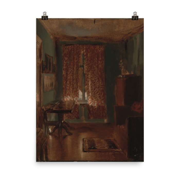"The Artist's Sitting Room in Ritterstrasse" Art Print - Lone Fox