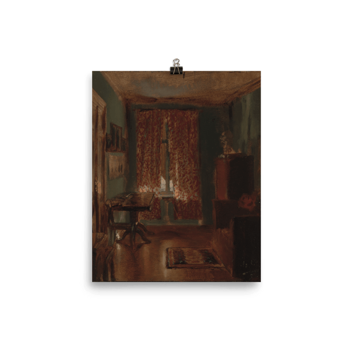 "The Artist's Sitting Room in Ritterstrasse" Art Print - Lone Fox