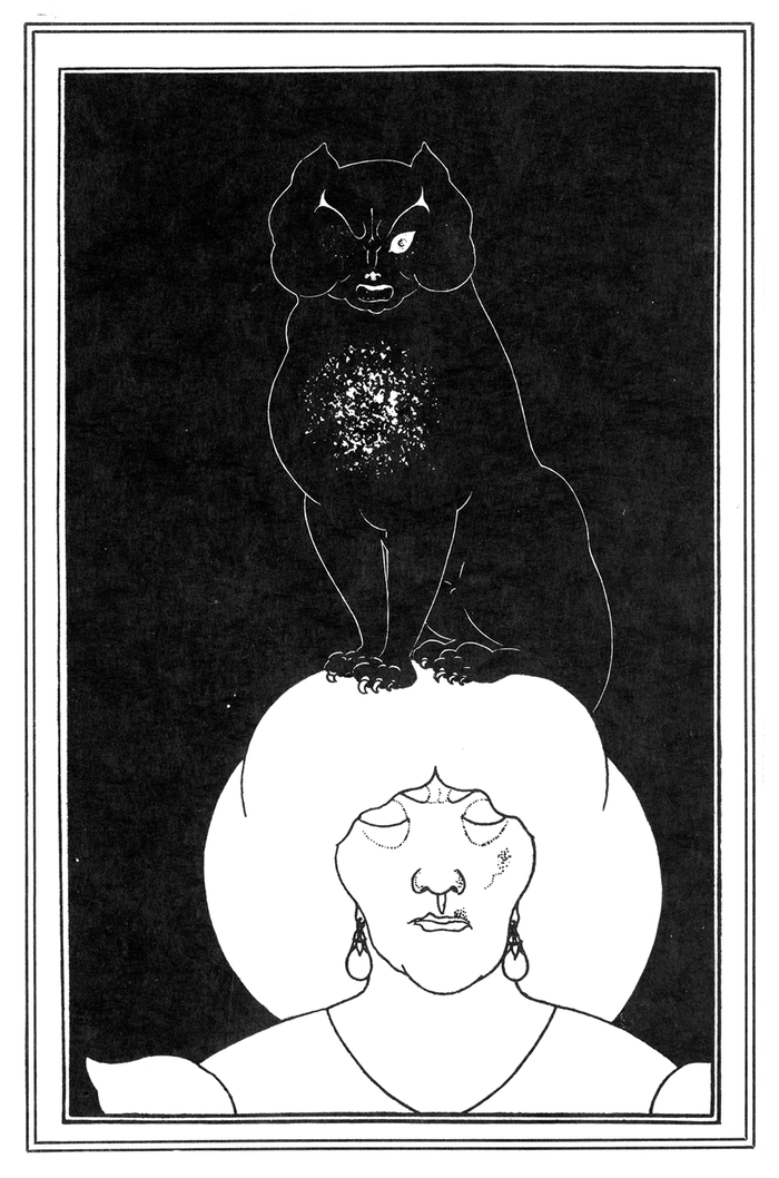 The Black Cat by Aubrey Beardsley