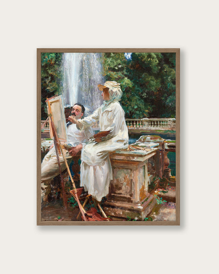 "The Fountain" Art Print - Lone Fox