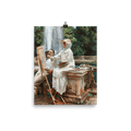 "The Fountain" Art Print - Lone Fox