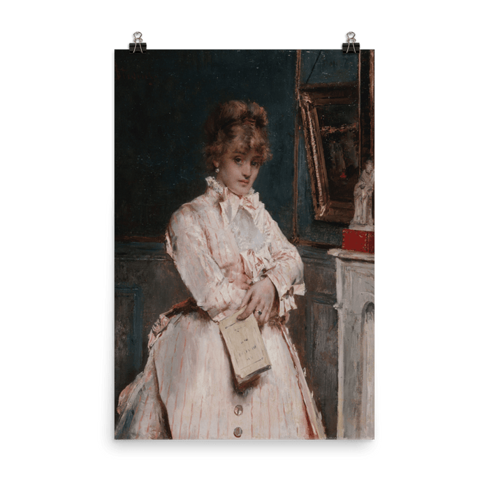 "The pink dress" Art Print - Lone Fox