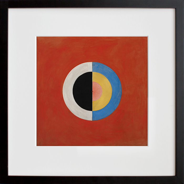 Hilma af Klint's The Swan, No. 17, Group IX/SUW in black frame