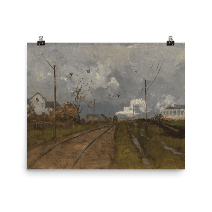"The Train is arriving" Art Print - Lone Fox