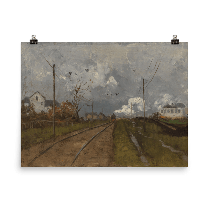 "The Train is arriving" Art Print - Lone Fox