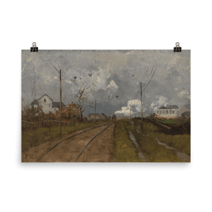 "The Train is arriving" Art Print - Lone Fox