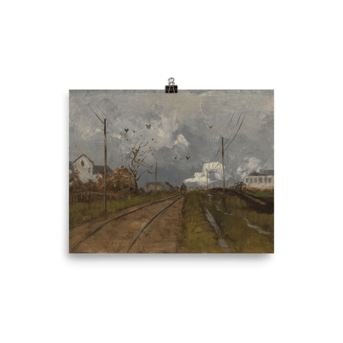 "The Train is arriving" Art Print - Lone Fox