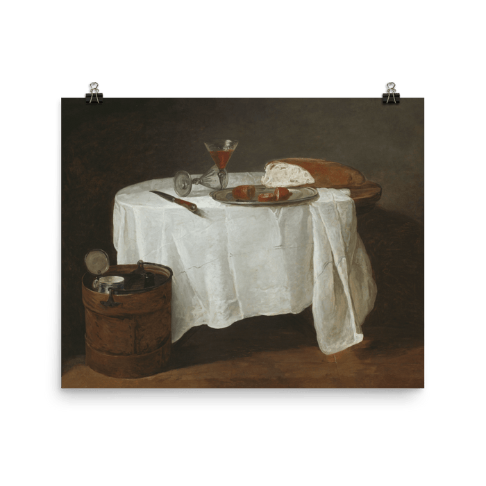 "The White Tablecloth" Art Print - Lone Fox