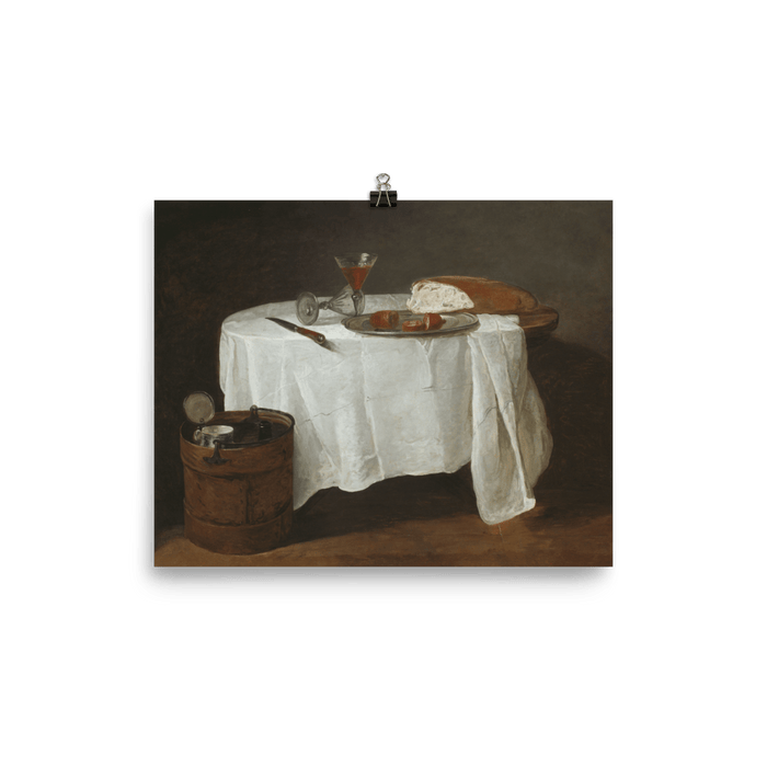 "The White Tablecloth" Art Print - Lone Fox