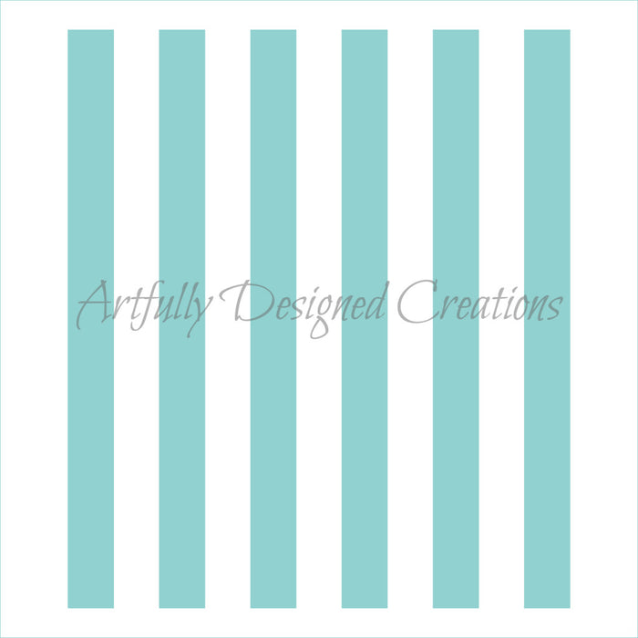 Thick Stripes Stencil