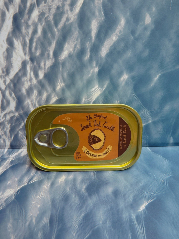 Tinned Fish Candle - Oakmoss & Amber - Lone Fox