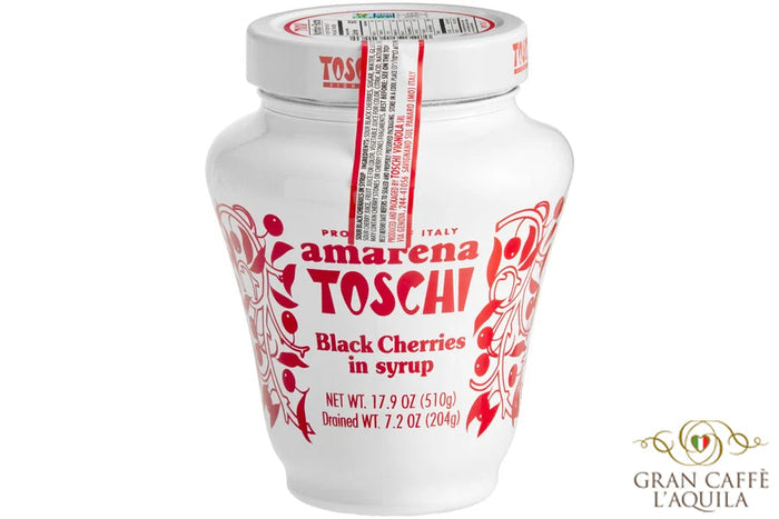 TOSCHI AMARENA CHERRIES IN SYRUP - 17.9oz