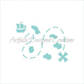 Treasure Map Stencil