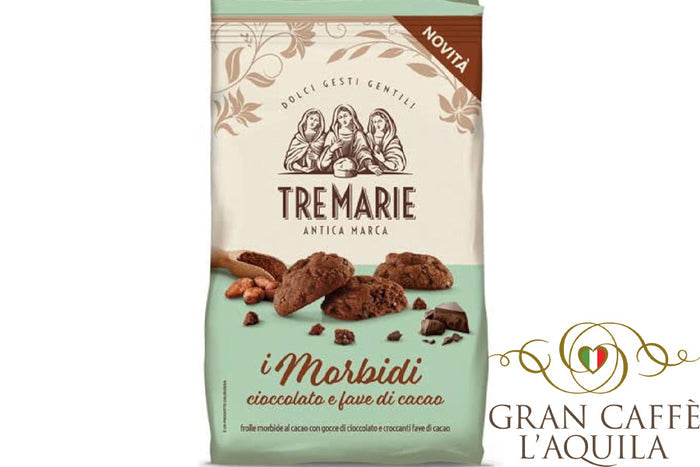 TREMARIE ANTICA MARCA-- I MORBIDI CIOCCOLATO E FAVE DI CACAO- (DOUBLE CHOCOLATE) (11.1oz/320g)