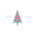 Triangle Christmas Tree Stencil