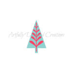 Triangle Christmas Tree Stencil