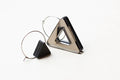 Triangle Mirrored with Void Earrings
