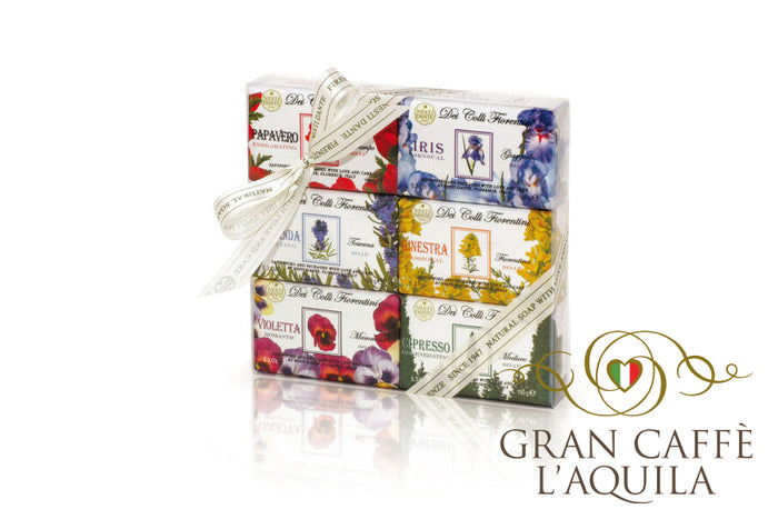 TUSCAN LUXURY SOAP GIFT SET (6 BARS) - COLLI FIORENTINI