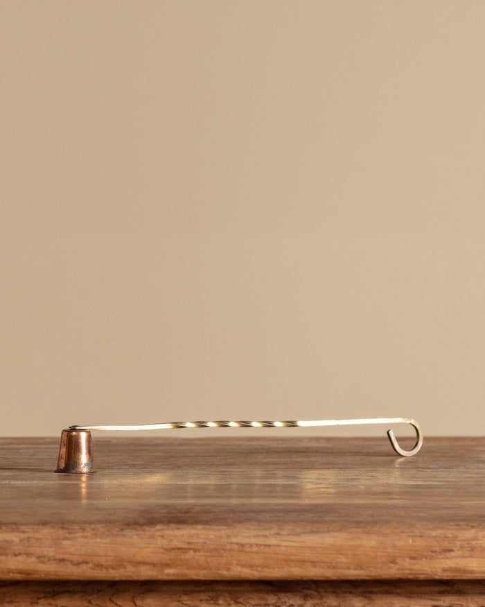 Twisted Brass & Copper Candle Snuffer, 1960's - Lone Fox