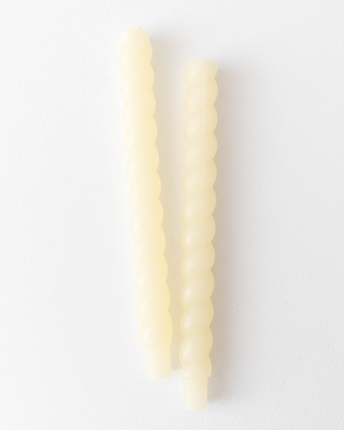 Twisted Rope Taper Candles - Lone Fox