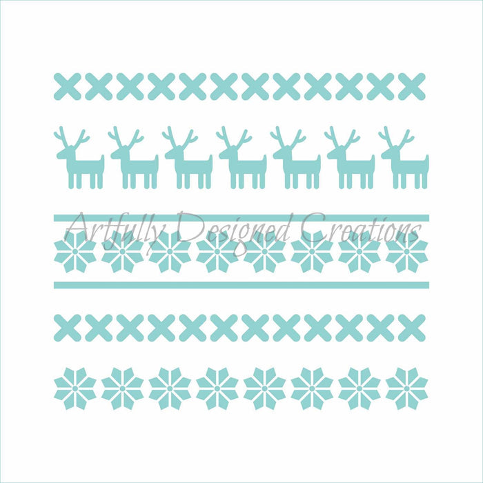 Ugly Sweater Stencil
