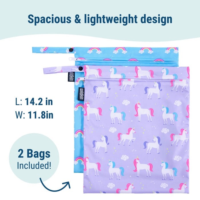 Unicorn 2-Pack Wet Bag Set