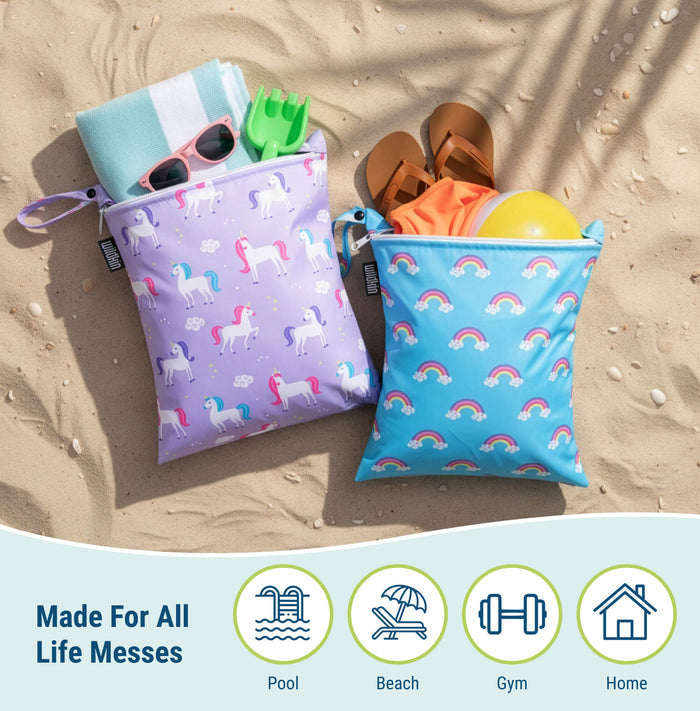 Unicorn 2-Pack Wet Bag Set