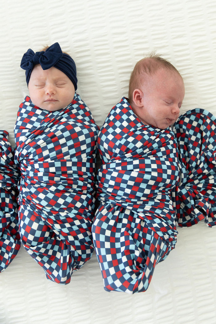 USA MINI CHECKER | SWADDLE