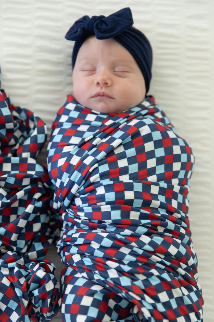 USA MINI CHECKER | SWADDLE