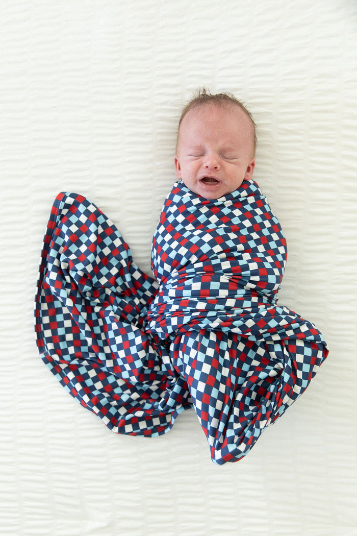USA MINI CHECKER | SWADDLE