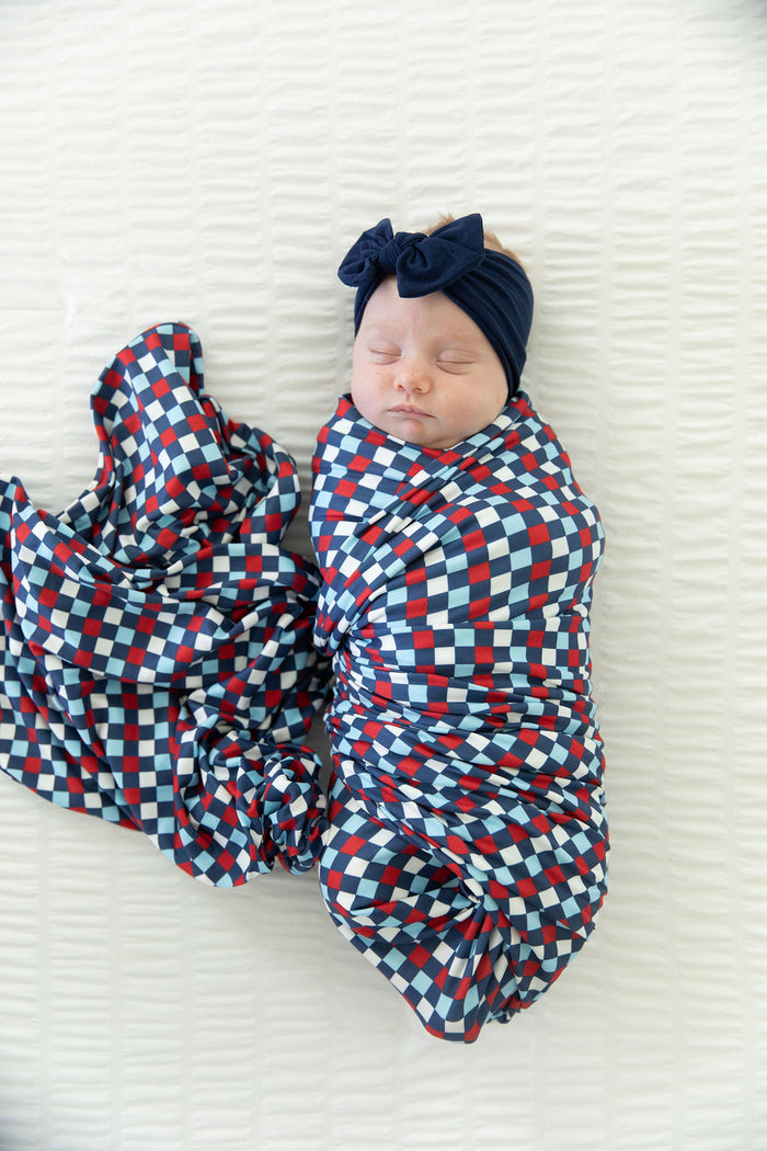 USA MINI CHECKER | SWADDLE