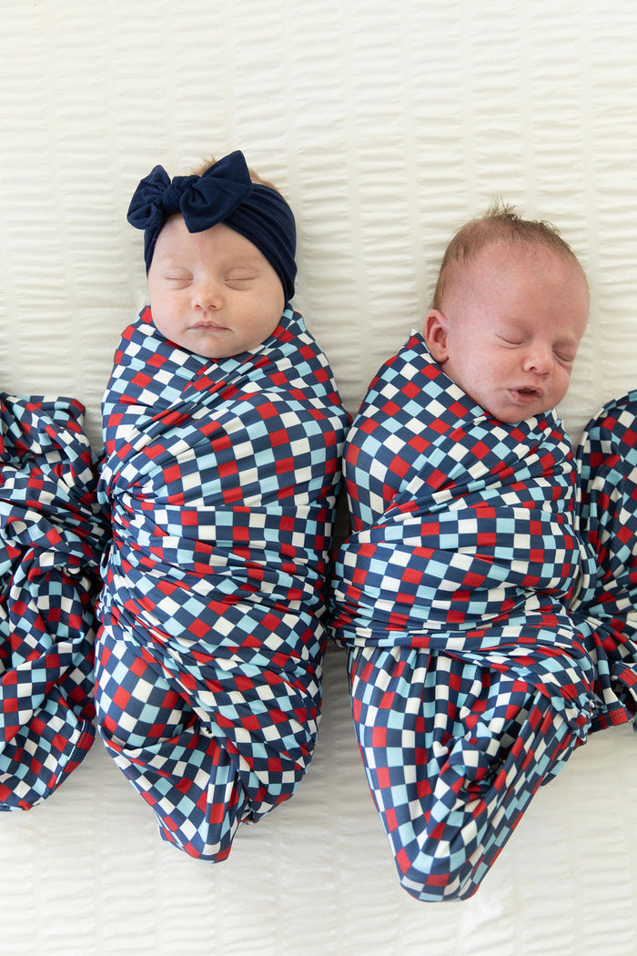USA MINI CHECKER | SWADDLE