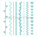 Valentine’s Stripes Stencil