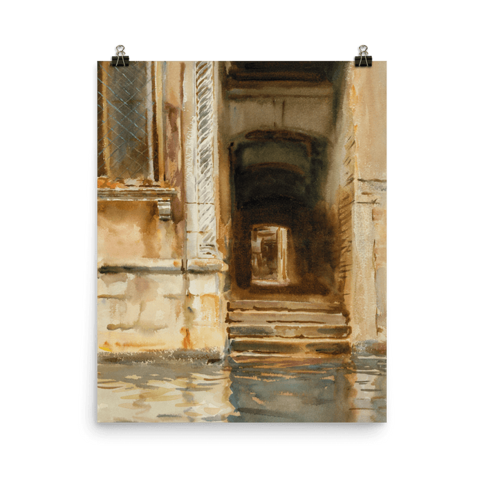 "Venetian Passageway" Art Print - Lone Fox