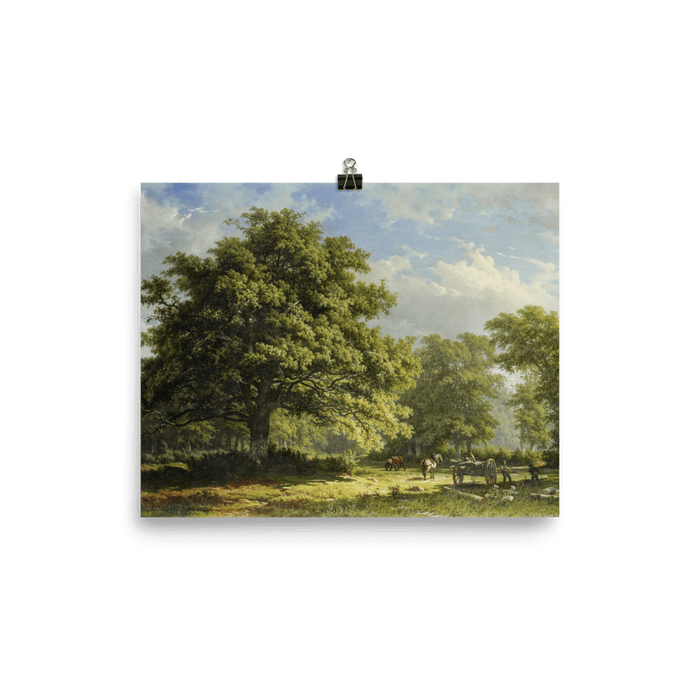 "View in the Bentheim Forest" Art Print - Lone Fox