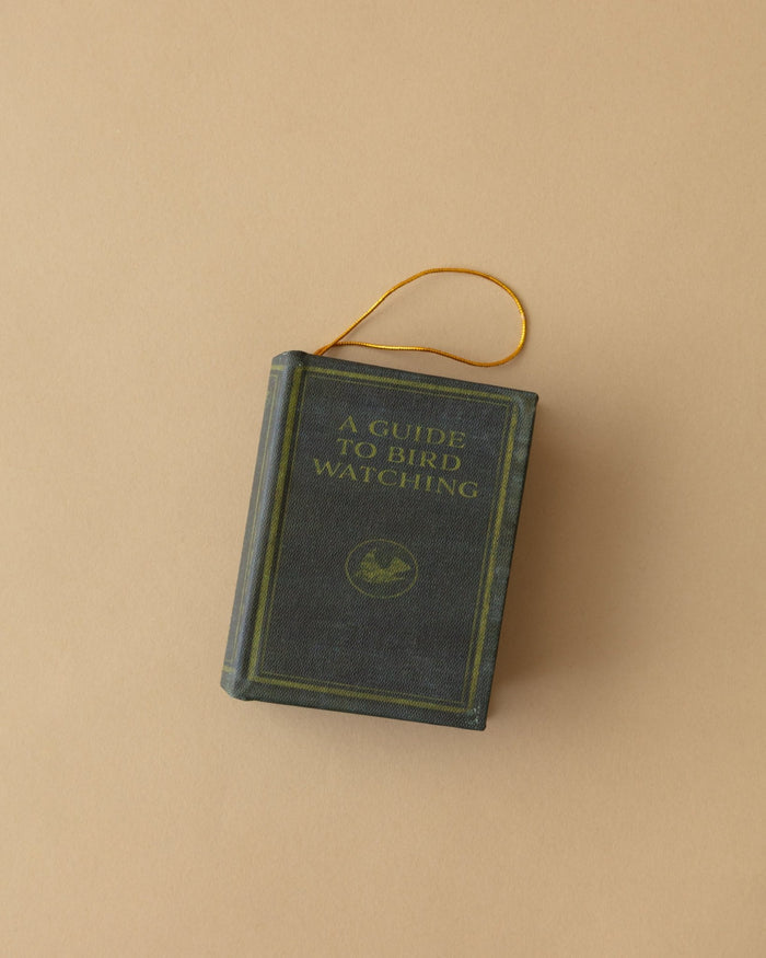 Vintage Fabric Book Ornament - Lone Fox