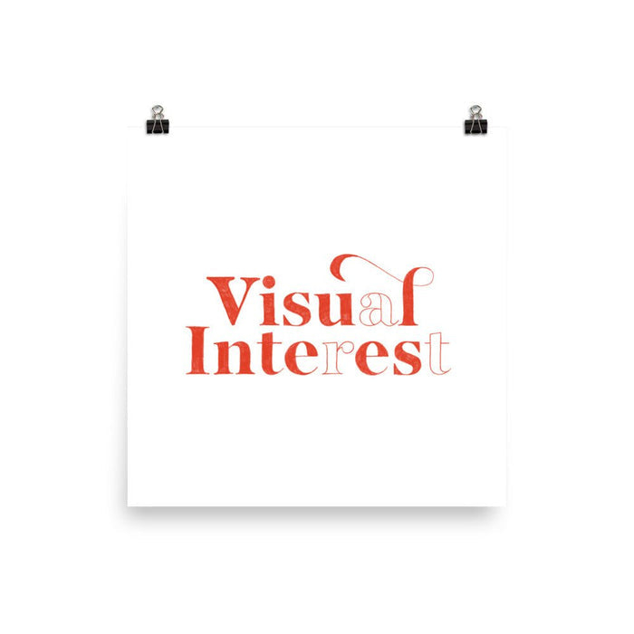 Visual Interest Art Print - Lone Fox