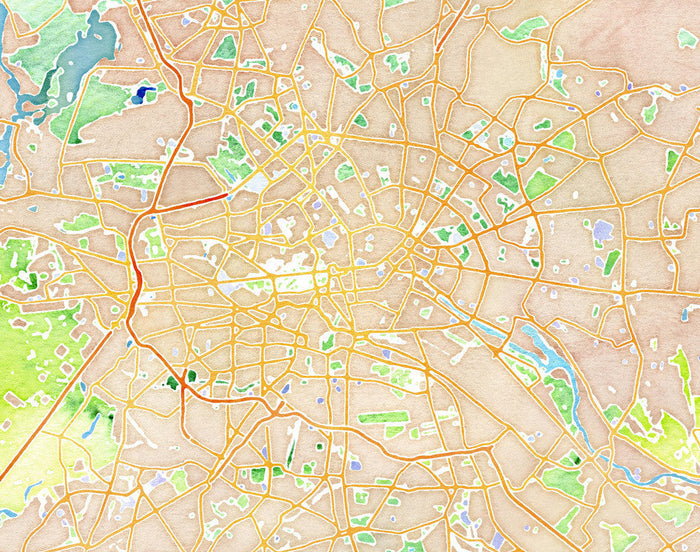 Watercolor Berlin