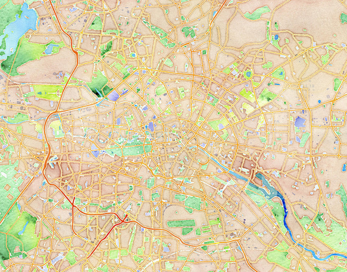 Watercolor Berlin