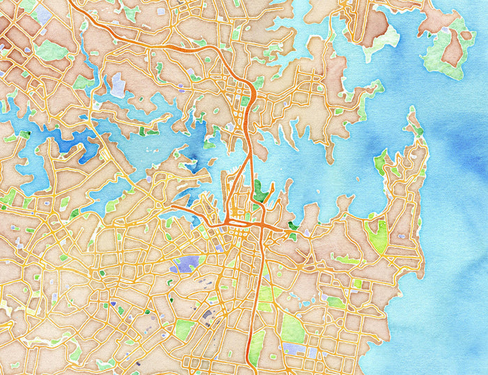 Watercolor Sydney