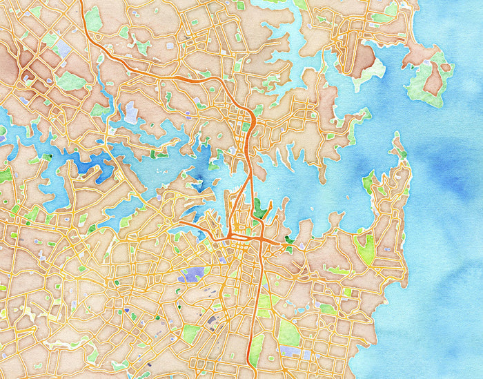 Watercolor Sydney