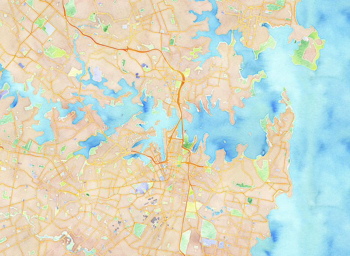 Watercolor Sydney